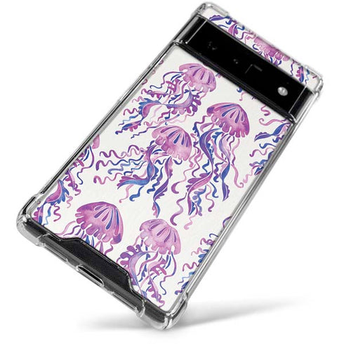 Cat Coq Jellyfish Google Pixel 6 Clear Case